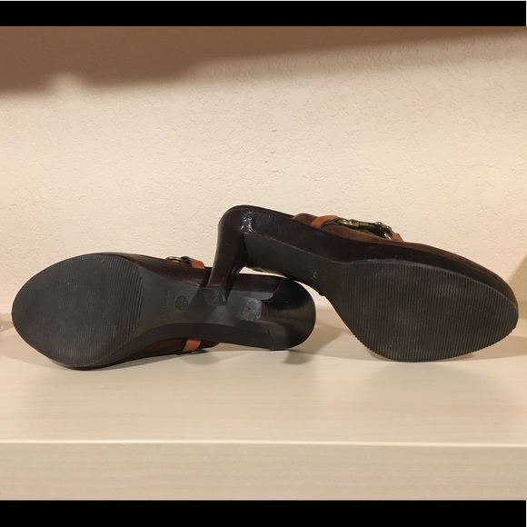 Coach suede clogs size 9 1/2 - Picture 5 of 7